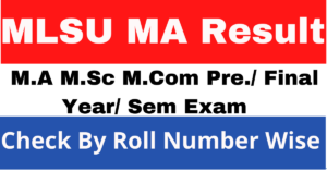 MLSU MA Result