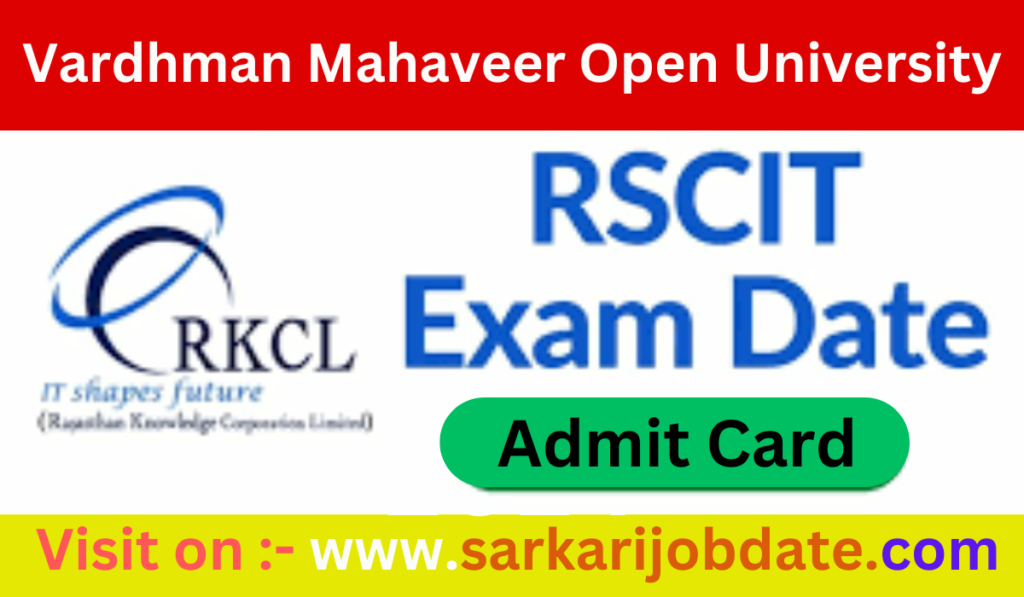 RSCIT Admit Card