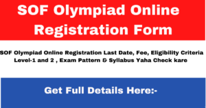 SOF Olympiad Online Registration