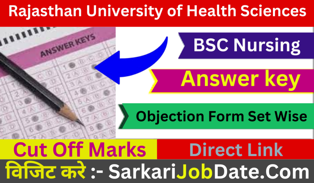 RUHS BSC Nursing Answer Key 2024