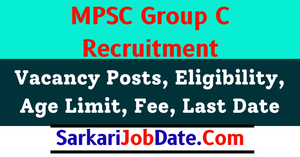 MPSC Group C Recruitment 2024