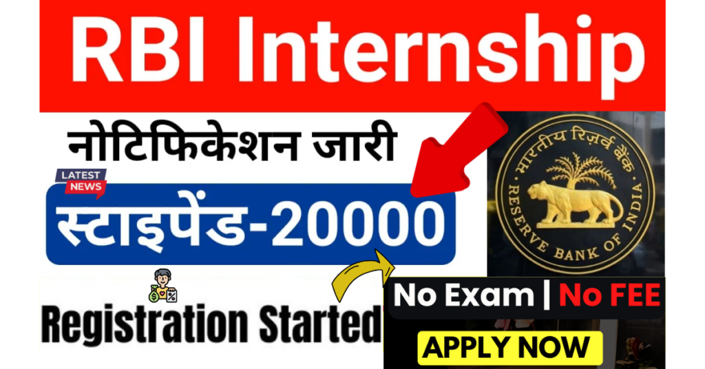 RBI Summer Internship