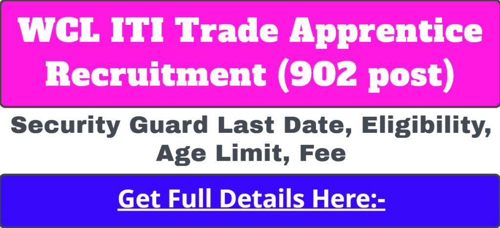 WCL Trade Apprentice Recruitment