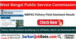 WBPSC Fishery Field Assistant Result