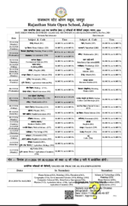 RSOS Time Table 